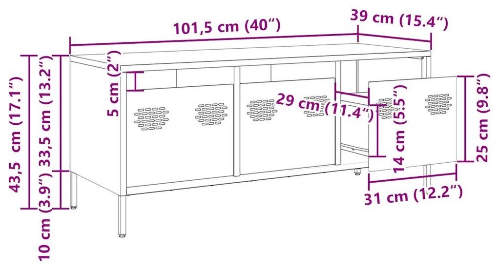 ΈΠΙΠΛΟ ΤΗΛΕΟΡΑΣΗΣ ΛΕΥΚΟ 101,5X39X43,5 ΕΚ. ΑΤΣΑΛΙ ΨΥΧΡΗΣ ΈΛΑΣΗΣ 851231