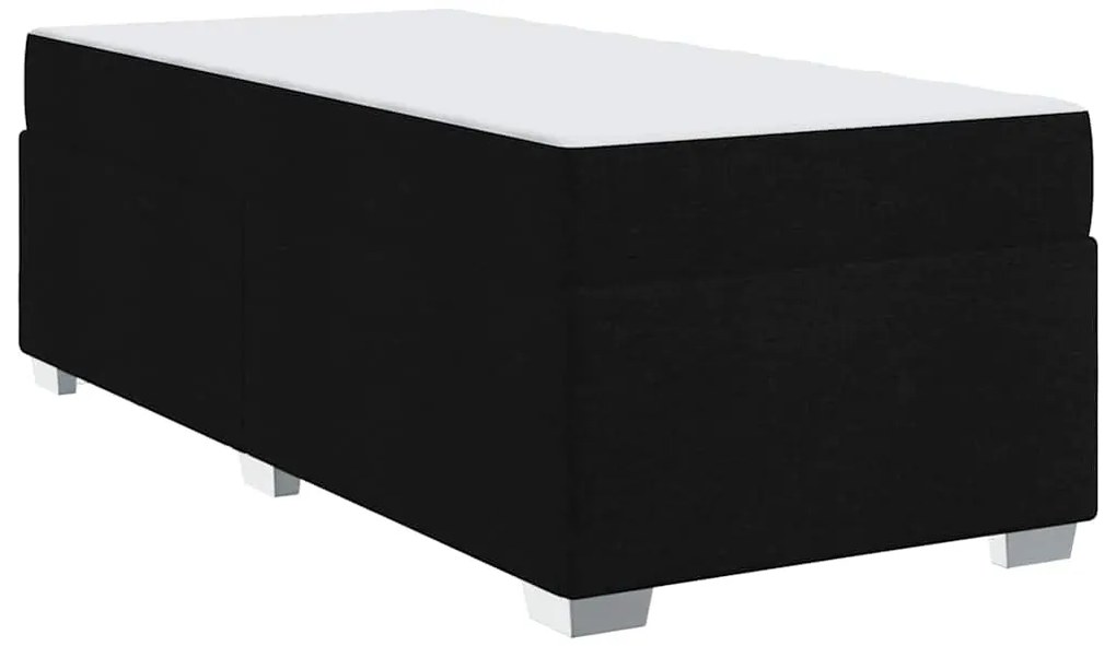 vidaXL Σκελετός Κρεβατιού Άλλο Μαύρο 90 x 190 cm ύφασμα