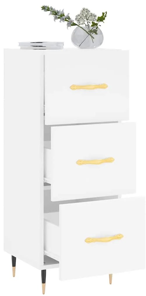 vidaXL Ντουλάπι Λευκό 34,5 x 34 x 90 εκ. από Επεξεργασμένο Ξύλο