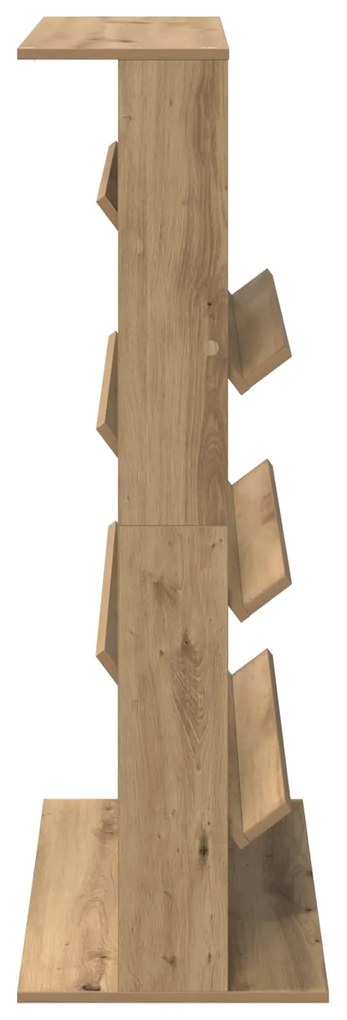 vidaXL Ράφι Περιοδικών με ράφι Artisan Oak 70 x 41 x 126 εκ.
