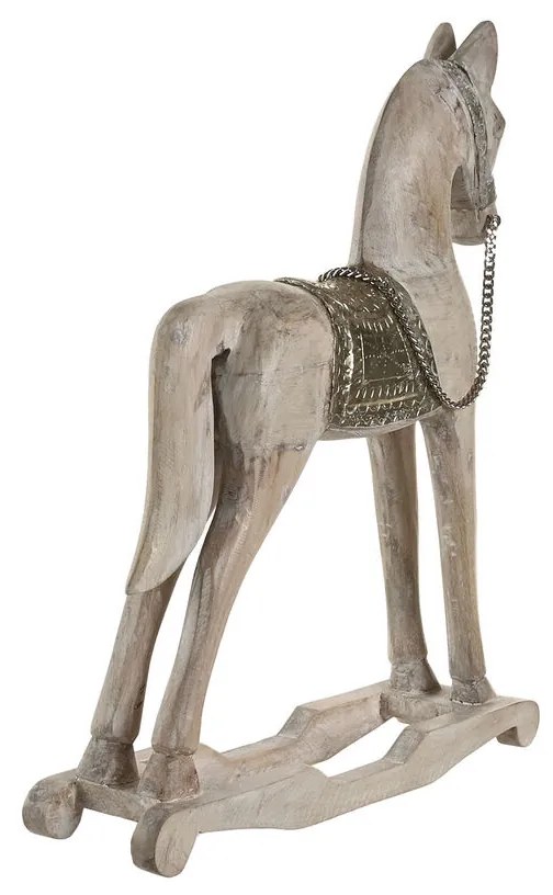 Διακοσμητική Φιγούρα Home ESPRIT Φυσικό Άλογο 38 X 10 X 47 CM 38,,50 X 10 X 47 CM