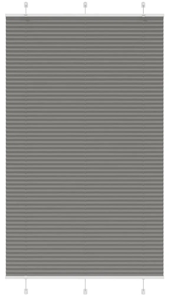 Πλισέ περσίδα Ανθρακί 115x200 cm Πλάτος υφάσματος 114,4 cm