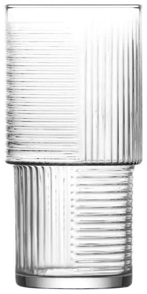Ποτήρι Νερού Helen (Σετ 6Τμχ) LVHLN37640F 400ml Clear Lav Glass