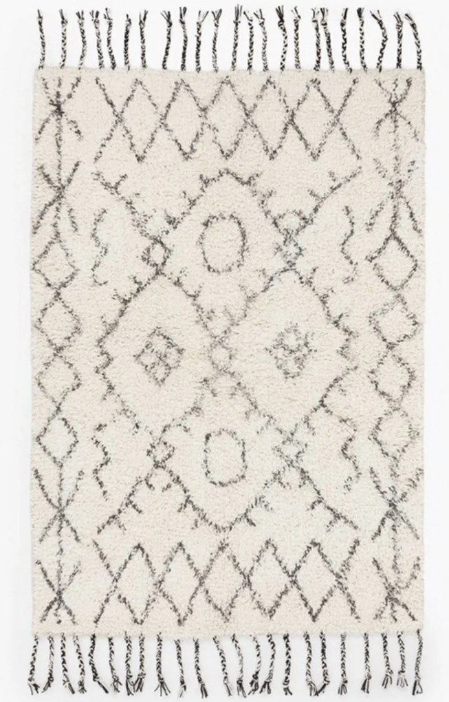 Χαλί Turco CATURC200BCO Ecru-Black Calma House 150X200cm