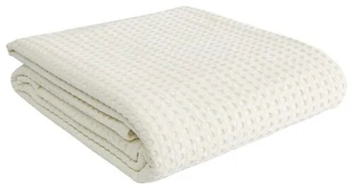 Beauty Home Πικέ υπέρδιπλη waffle Art 1990 Cream 230x240 Εκρού