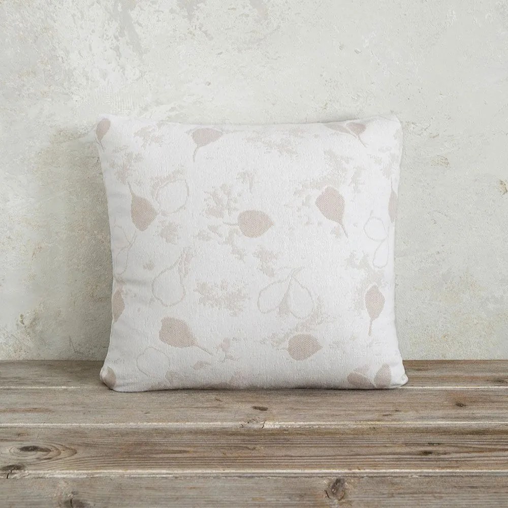 Μαξιλάρι Διακοσμητικό (Με Γέμιση) Tullio Ivory Nima 45X45 45x45cm Cotton-Polyester