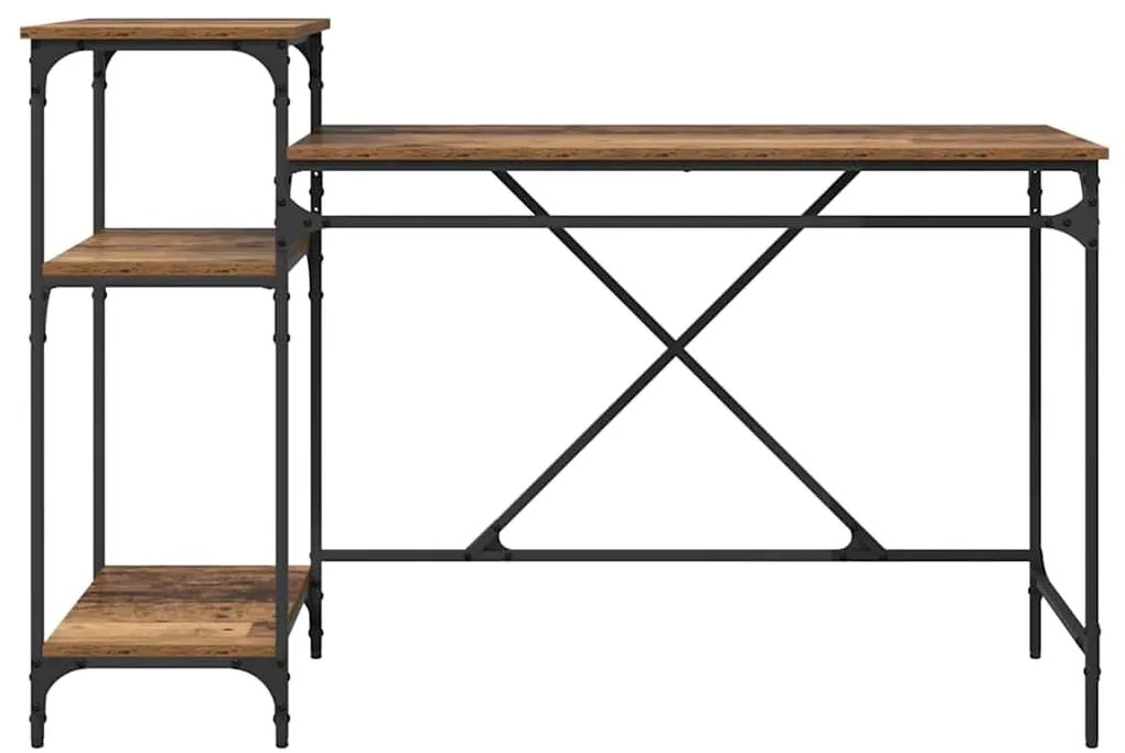 vidaXL Γραφείο Παλιό Ξύλο 135 x 50 x 90 cm Επεξεργασμένο ξύλο