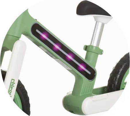 Spark Loopfiets met Lichteffect 12 Inch Junior Pink