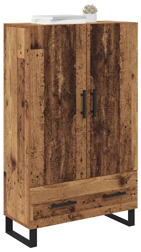 vidaXL Highboard Παλιό Ξύλο 69,5 x 30 x 115 εκ Επεξεργασμένο ξύλο