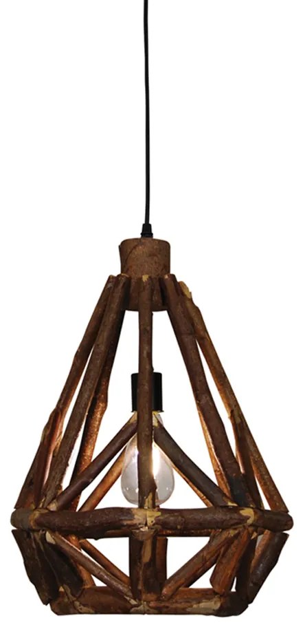 Φωτιστικό Οροφής Μονόφωτο Homelighting Fusta 77-3602 Natural