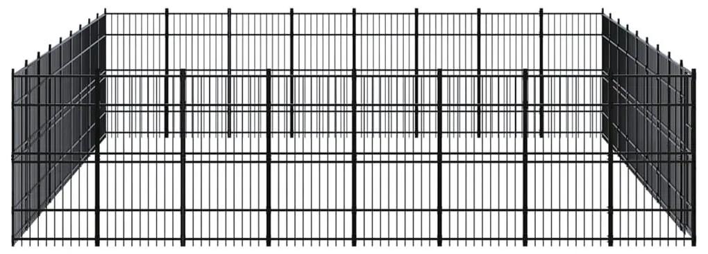 Κλουβί Σκύλου Εξωτερικού Χώρου 66,36 μ² από Ατσάλι - Μαύρο