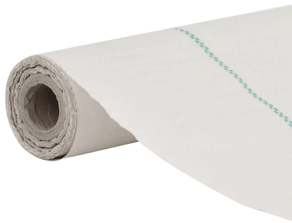 vidaXL Μεμβράνη Εδαφοκάλυψης Λευκή 4x100 μ. από Πολυπροπυλένιο