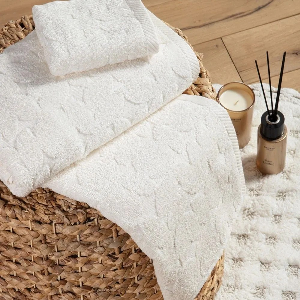 Πετσέτα Misario Natural Nef-Nef Χεριών 30x50cm 100% Cotton