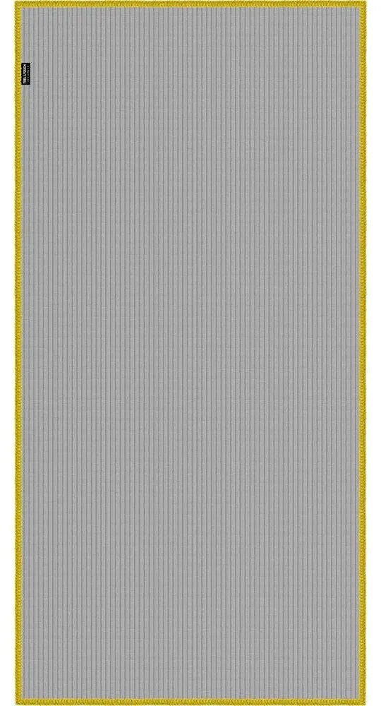 Πετσέτα Θαλάσσης Με Νεσεσέρ Surf 08 Grey Feel &amp; Touch Beach 80x160cm Polyester-Polyamide