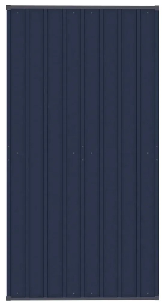 vidaXL Κλουβί Σκύλου Εξωτερικού Χώρου με Ατσάλινη Οροφή 1,84 μ²