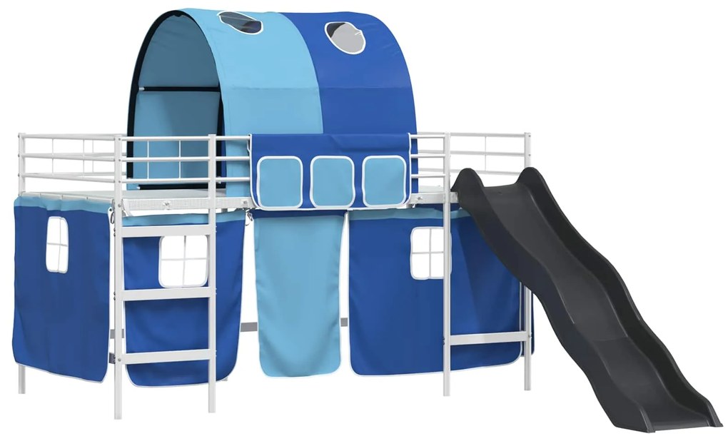 vidaXL Λευκό και Μπλε 79,5 x 200 εκ.