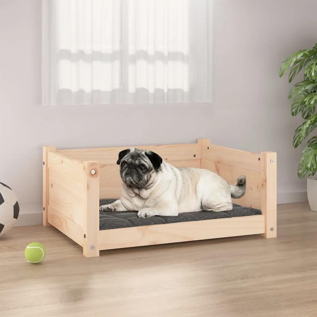Κρεβάτι Σκύλου 65,5x50,5x28 εκ. από Μασίφ Ξύλο Πεύκου