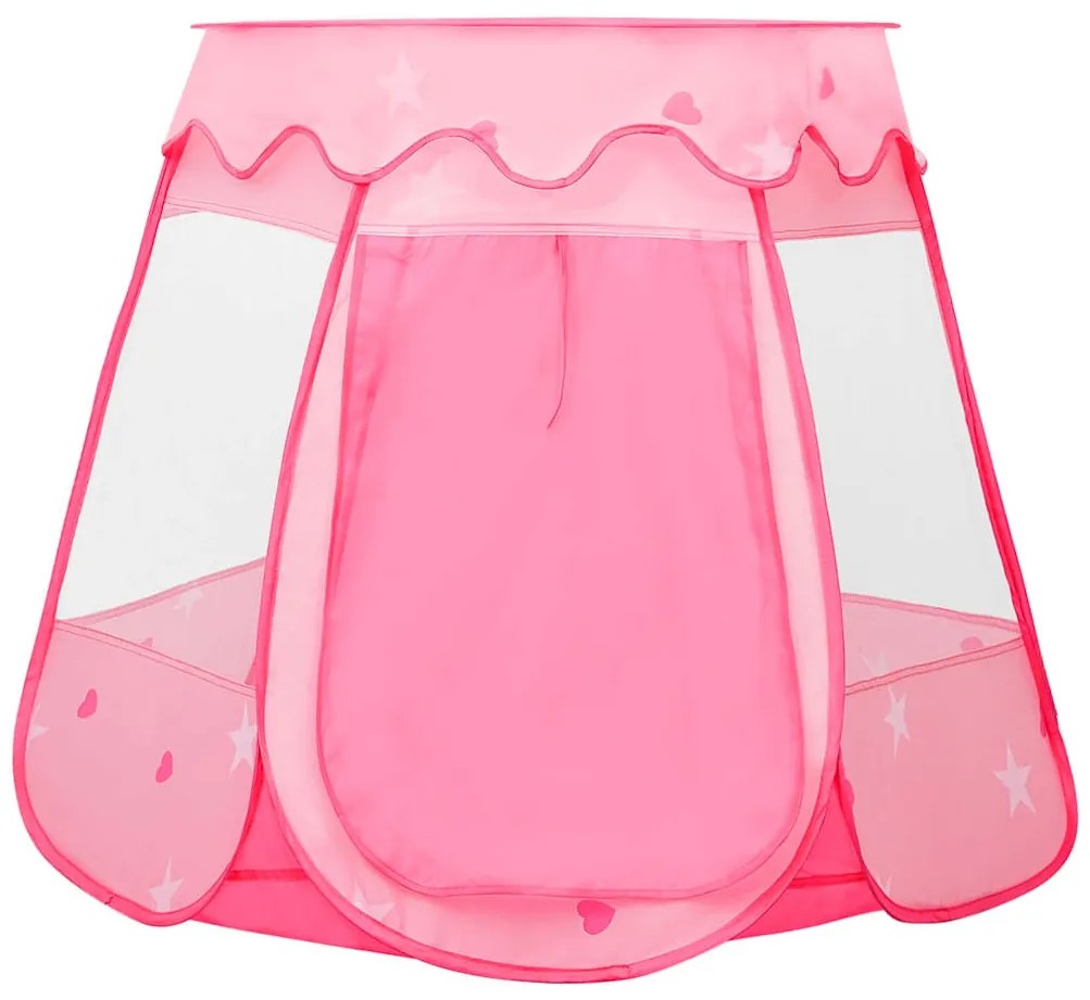 vidaXL Παιδική Σκηνή Ροζ 102x102x82 εκ. με 250 Μπάλες