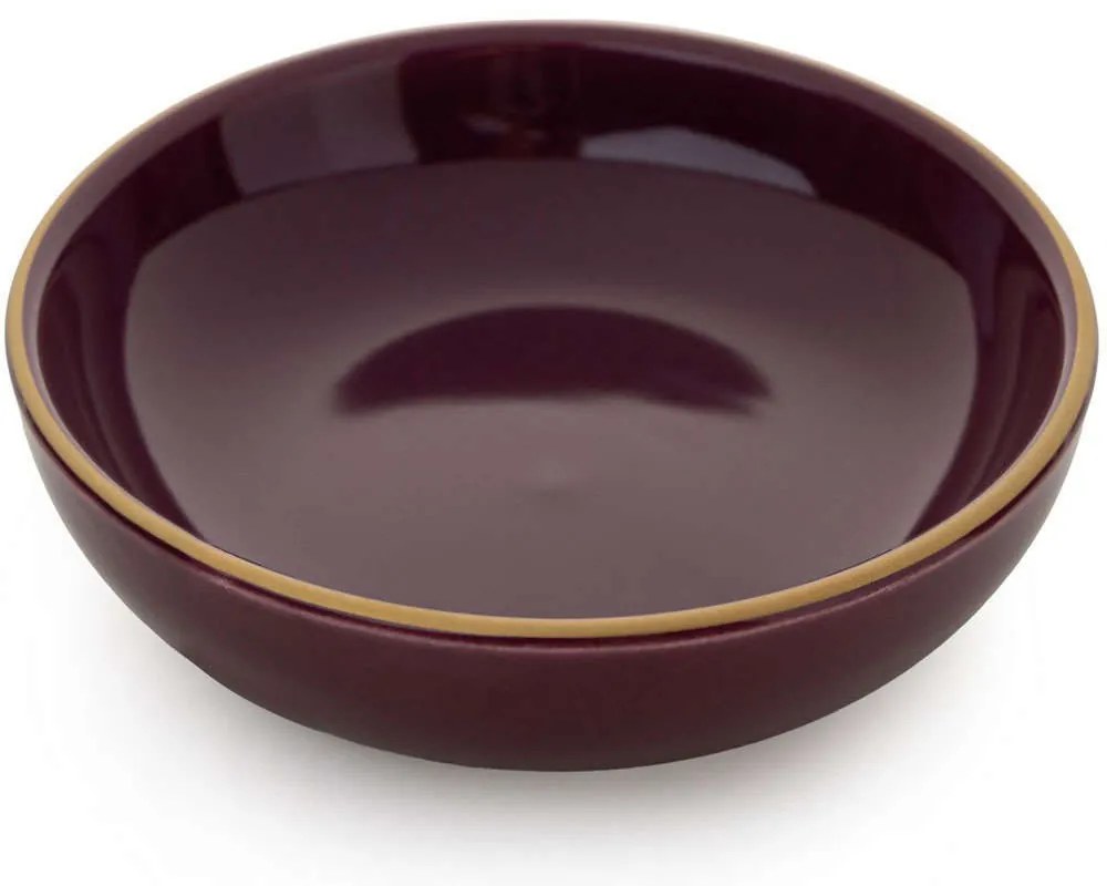 Μπωλ Σερβιρίσματος (Σετ 6Τμχ) 275KRM1463 13x13x3,3cm Damson Hermia Κεραμικό