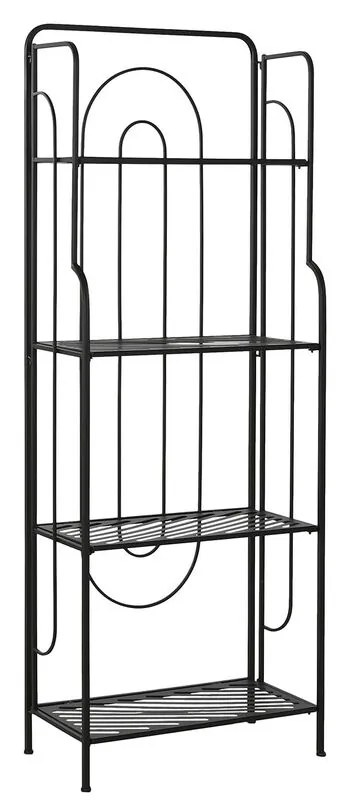 Ράφια Home ESPRIT Μαύρο Μέταλλο 60 x 27 x 160 cm
