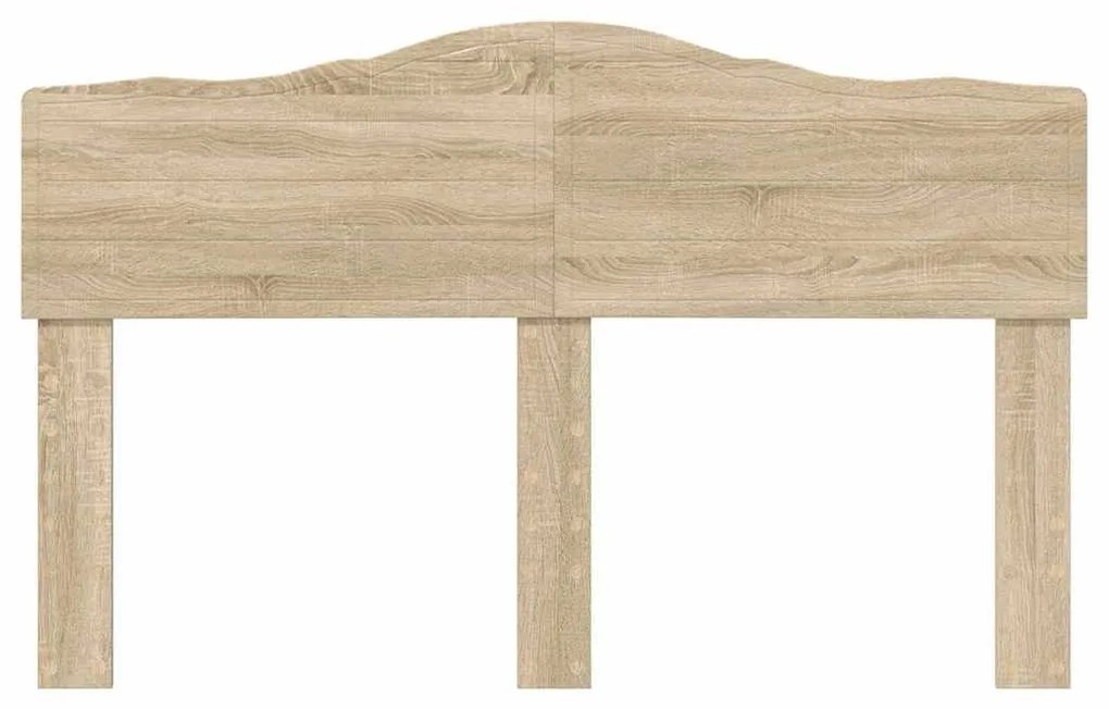 vidaXL Κεφαλάρι με κεφαλάρι Δρύς Sonoma 160 cm Επεξεργασμένο ξύλο