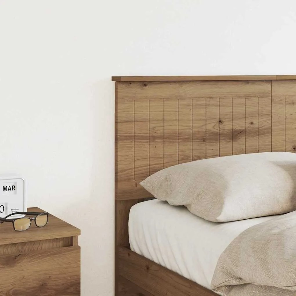 vidaXL Κεφαλάρι με κεφαλάρι Artisan Oak 135 cm Επεξεργασμένο ξύλο