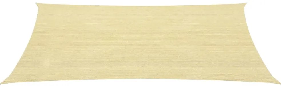 vidaXL Πανί Σκίασης Τετράγωνο Μπεζ 3,6 x 3,6 μ. από HDPE