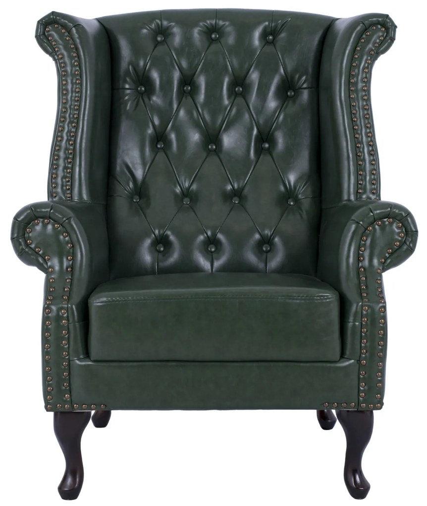 ΠΟΛΥΘΡΟΝΑ-ΜΠΕΡΖΕΡΑ T.CHESTERFIELD POLINA HM0053.08 PU ΚΥΠΑΡΙΣΣΙ 83x79x104 εκ - 0514484 - HM0053.08
