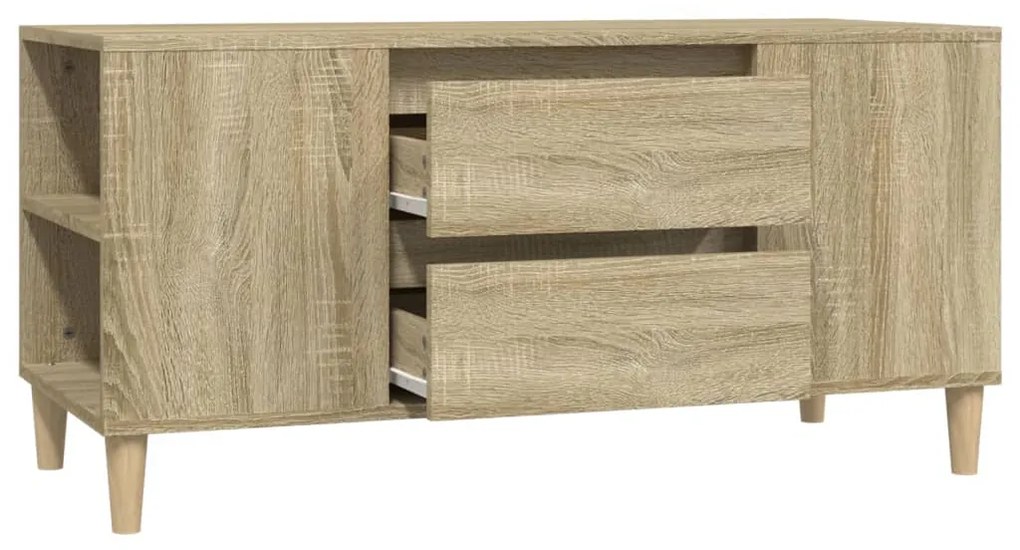 vidaXL Έπιπλο Τηλεόρασης Sonoma Δρυς 102x44,5x50 εκ. Επεξ. Ξύλο