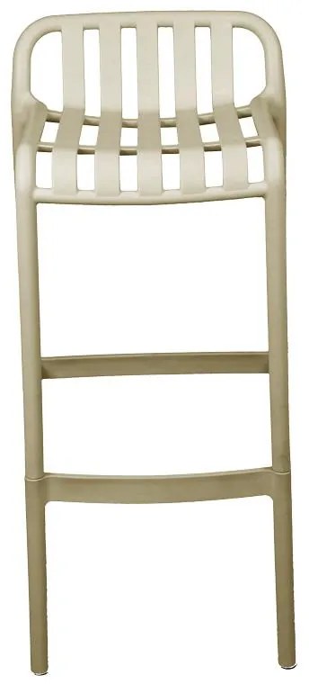 Σκαμπό μπαρ Zoi pp σε απόχρωση cappucino 36x56x87 εκ. 36x56x87 εκ.