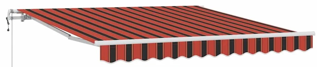 vidaXL Σκηνίτσα Αναδιπλούμενη πορτοκαλί και καφέ 300 x 250 εκ