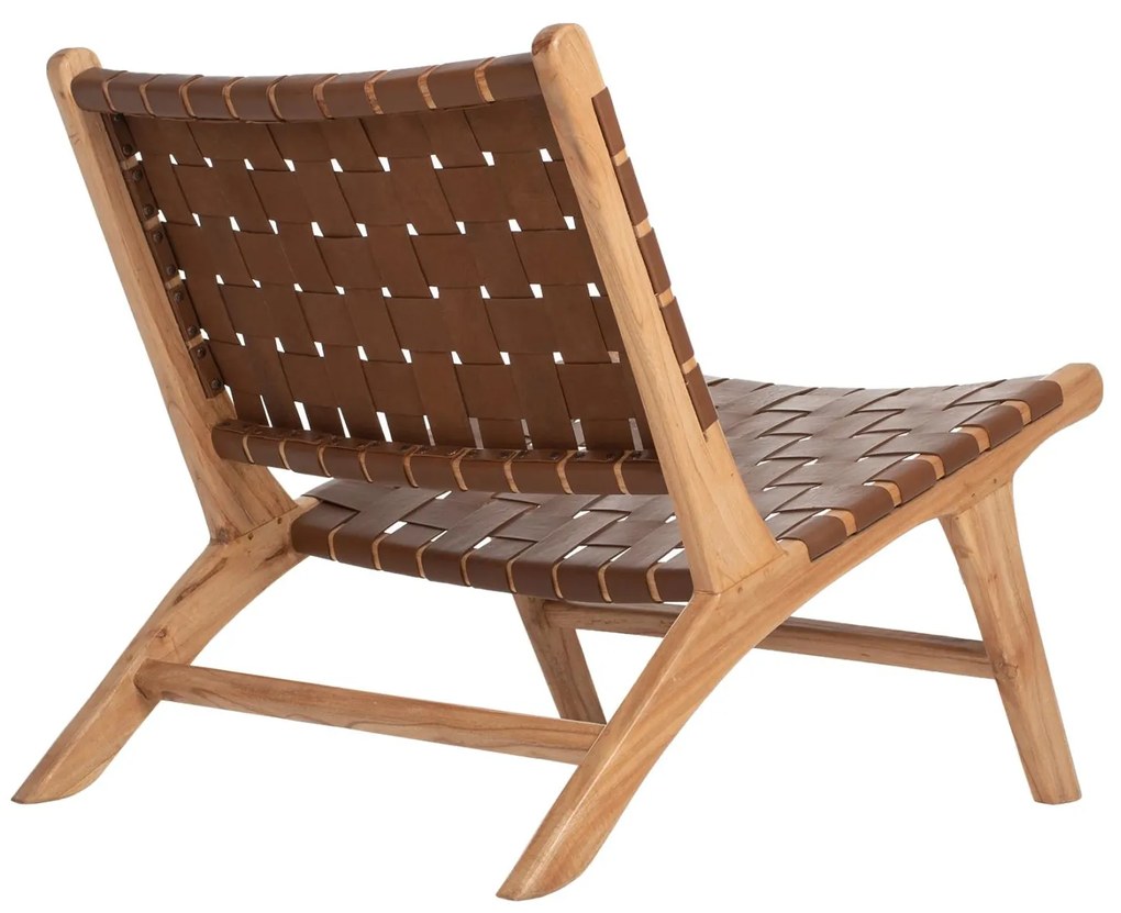 Καρέκλα FELIPE  Μασίφ Ξύλο Teak Φυσικό 65x82x88Yεκ. 65x82x88 εκ.