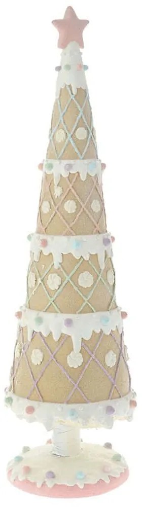 Διακοσμητικό Δεντράκι Gingerbread 82811 18x18x61cm Multi