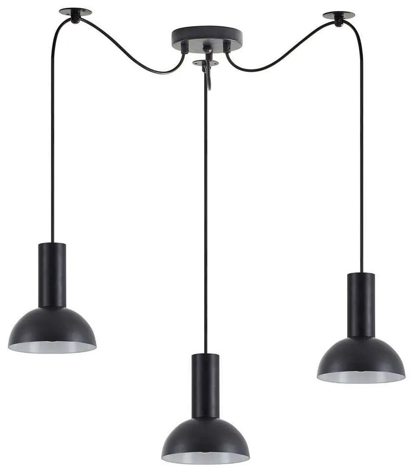 Φωτιστικό Οροφής Adept Tube 77-8556 40x40x300cm 3xE27 60W Black Homelighting