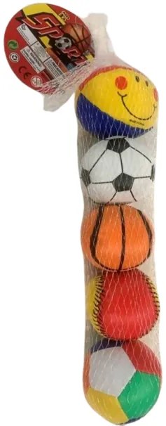 Σετ μαλακά μπαλάκια παιχνιδιού - No.2.5  - 5τεμ - 0993-29A