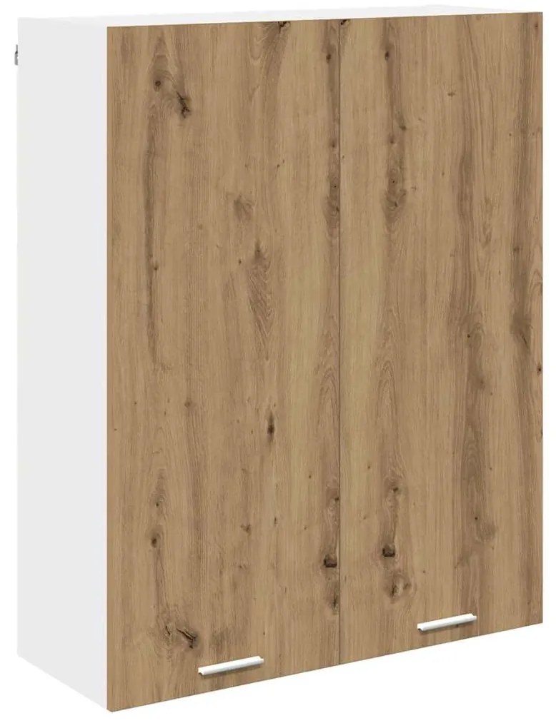 vidaXL Κρεμαστό ντουλάπι με αποθήκευση Artisan Oak 80 x 31 x 100 εκ.