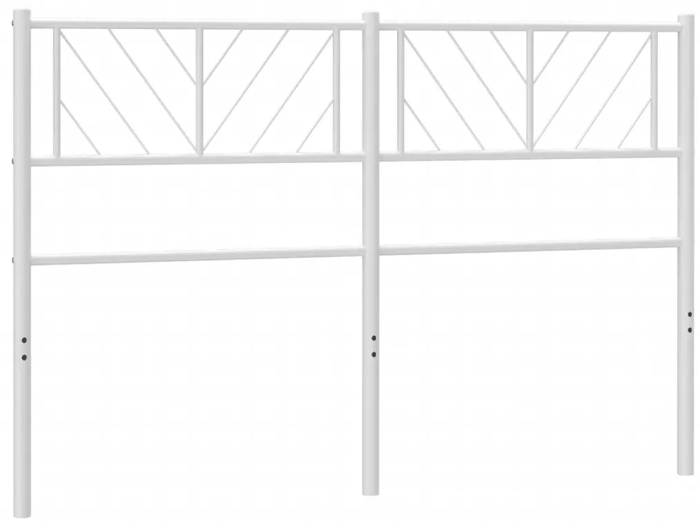 vidaXL Κεφαλάρι Λευκό 140 εκ. Μεταλλικό