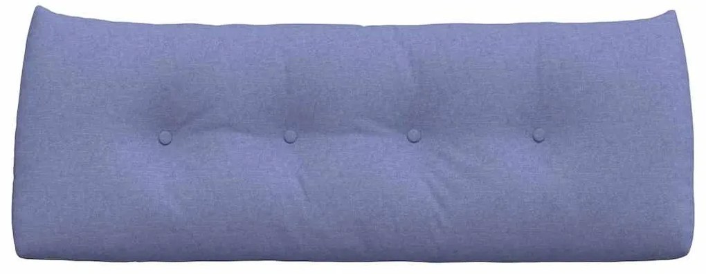vidaXL Μαξιλάρι Πλάτης Μπλε τζην 120 x 24 x 50 εκ ύφασμα