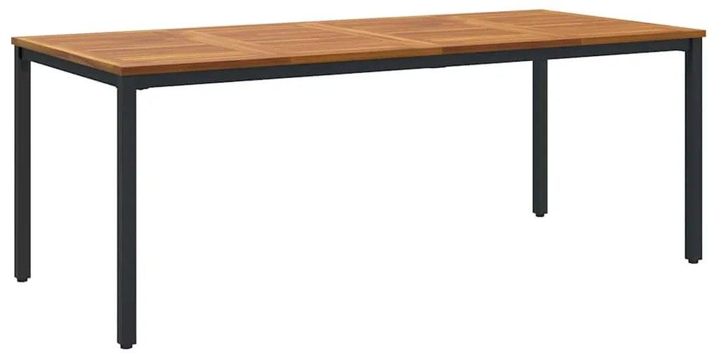 vidaXL Σέτ φαγητού για κήπο 7 pcs Μπεζ και καφέ συνθετικό ρατάν