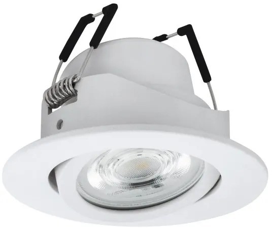 Έξυπνο Χωνευτό Σποτ Φωτιστικό Οροφής LED 4,7W RGB TW Κινητό 3CCT Dimmable Saliceto-Z Eglo-99671-Λευκό 99671