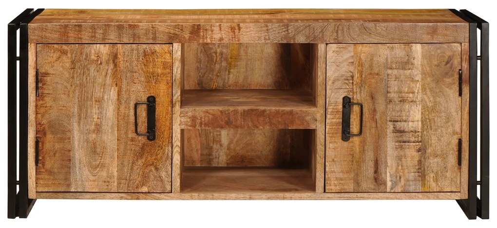 vidaXL Ντουλάπι TV Καστανό 120 x 30 x 50 cm Στερεό τραχύ ξύλο μάνγκο