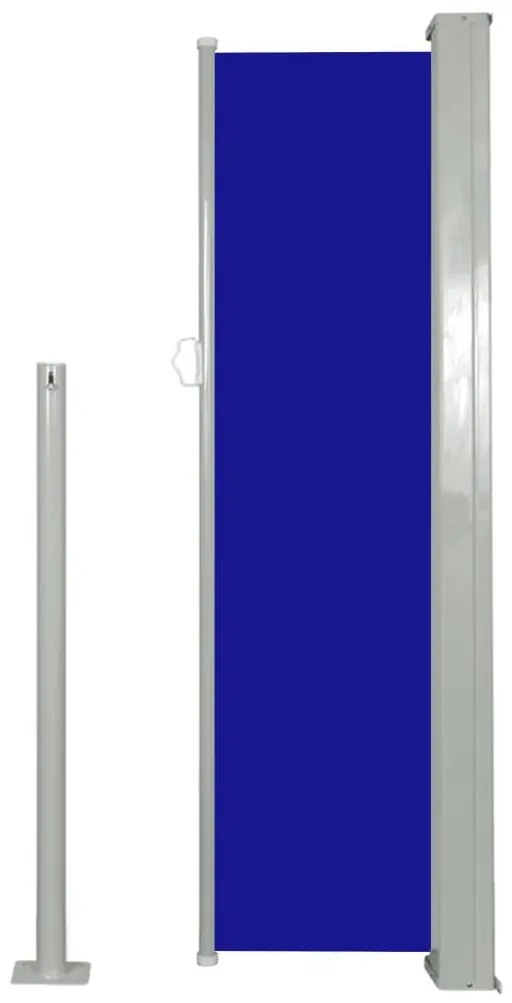 Σκίαστρο Πλαϊνό Συρόμενο Μπλε 120 x 300 εκ. - Μπλε