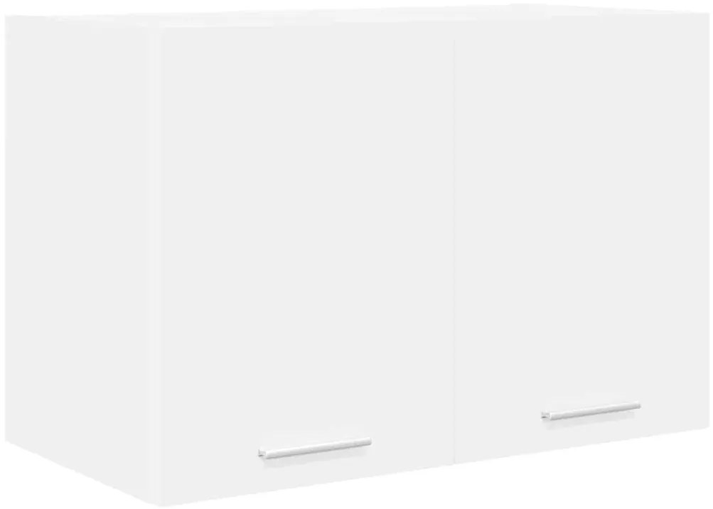 vidaXL Κρεμαστό ντουλάπι με αποθήκευση 2 pcs Λευκό 60 x 31 x 40 εκ