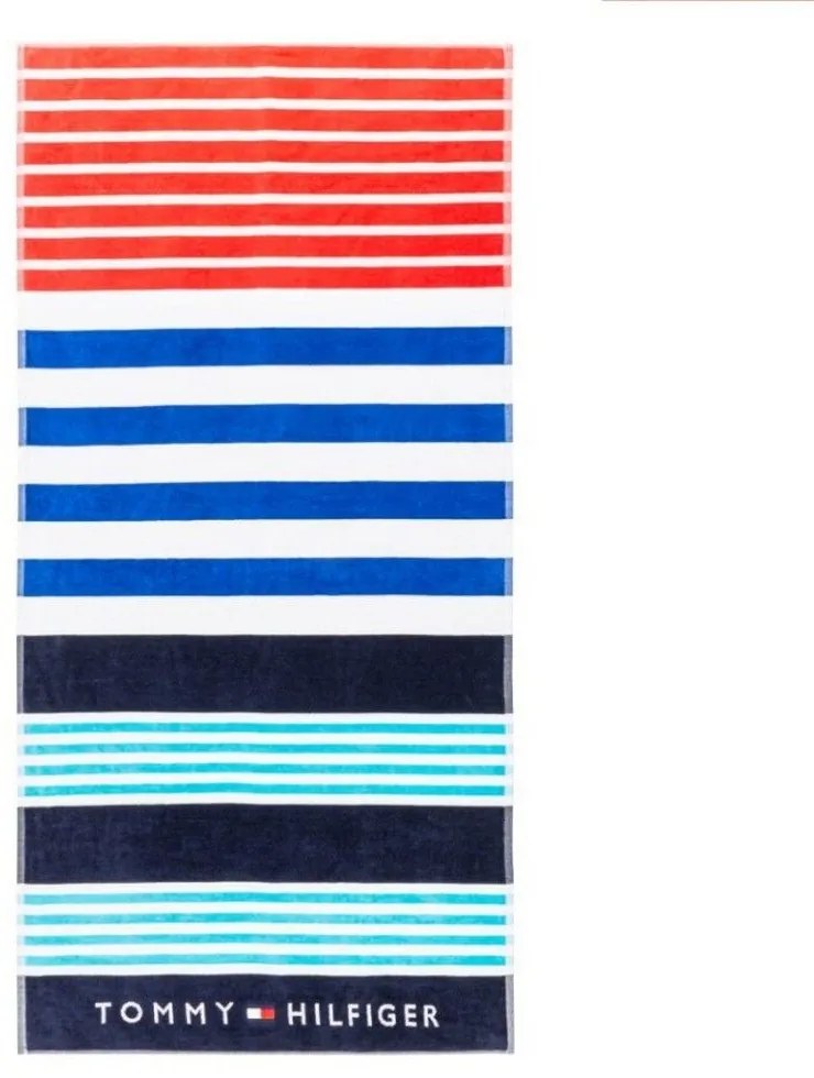 Πετσέτα Θαλάσσης Montauk Fuchsia Tommy Hilfiger Beach 90x180cm 100% Βαμβάκι