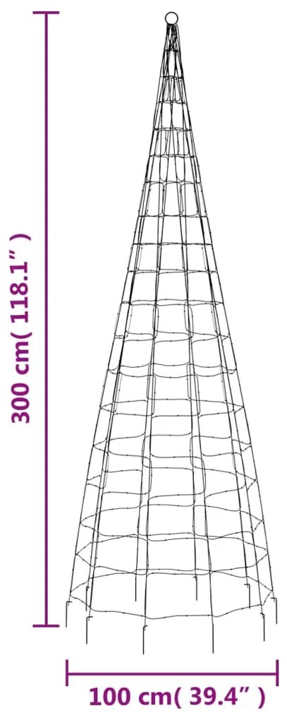 ΧΡΙΣΤΟΥΓΕΝ. ΔΕΝΤΡΟ ΓΙΑ ΙΣΤΟ ΣΗΜΑΙΑΣ 550 LED ΘΕΡΜΟ ΛΕΥΚΟ 300 ΕΚ. 358112