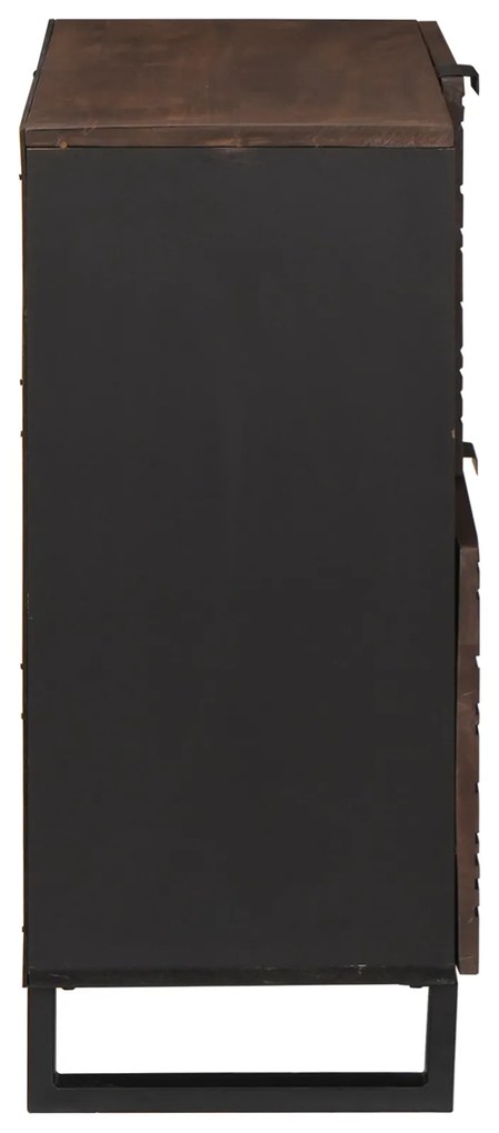 vidaXL Σαλονιού 80x33.5x75 cm από συμπαγές ξύλο μάνγκο