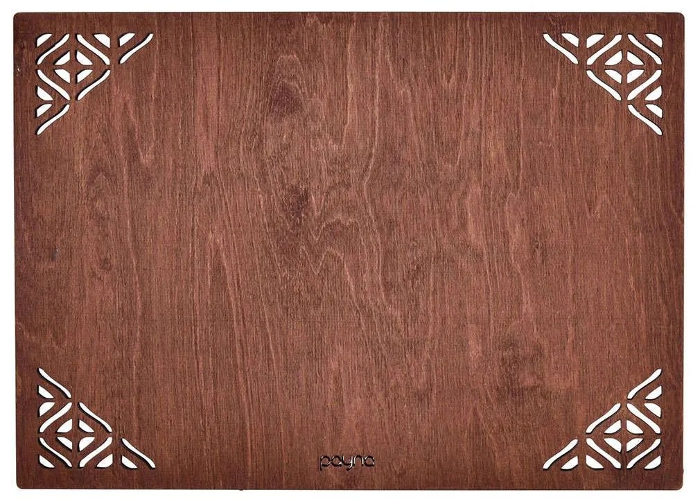 Σουπλά Corpat (Σετ 4Τμχ) 790PYN1107 33x45cm Cherry Hermia Ξύλο