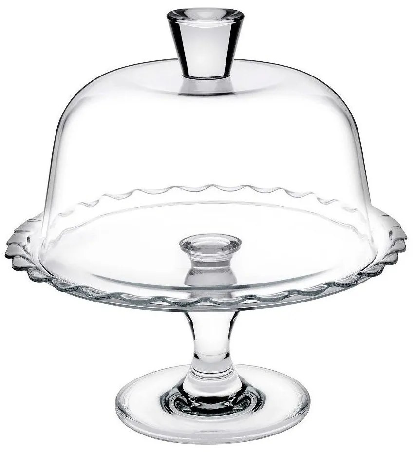 Τουρτιέρα Με Πόδι Petite SP96952G1 13x25,9cm Clear Espiel Glass
