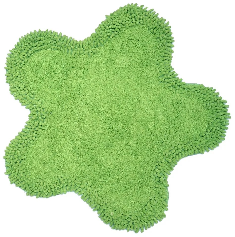 Ταπέτο Μπάνιου Μαργαρίτα Green Viopros 50 x 50cm 100% Cotton