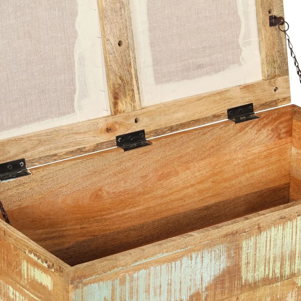 vidaXL Πάγκος Αποθήκευσης 80 x 40 x 40 εκ. από Μασίφ Ανακυκλωμένο Ξύλο